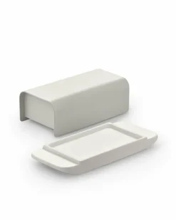 Alessi Mattina butter dish, grey