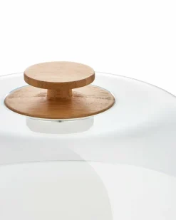 Alessi Mattina cake stand, red