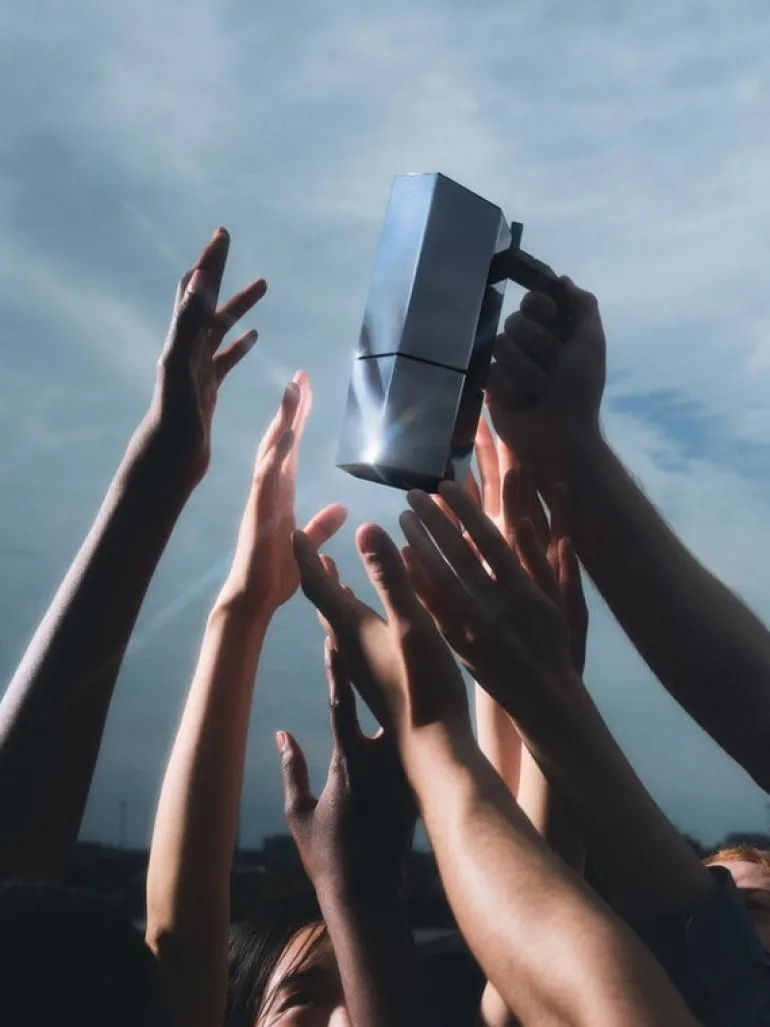 Alessi Menhir espresso coffee maker, 6 cups, stainless steel