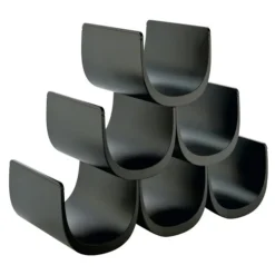 Alessi Noe wine bottle holder, black