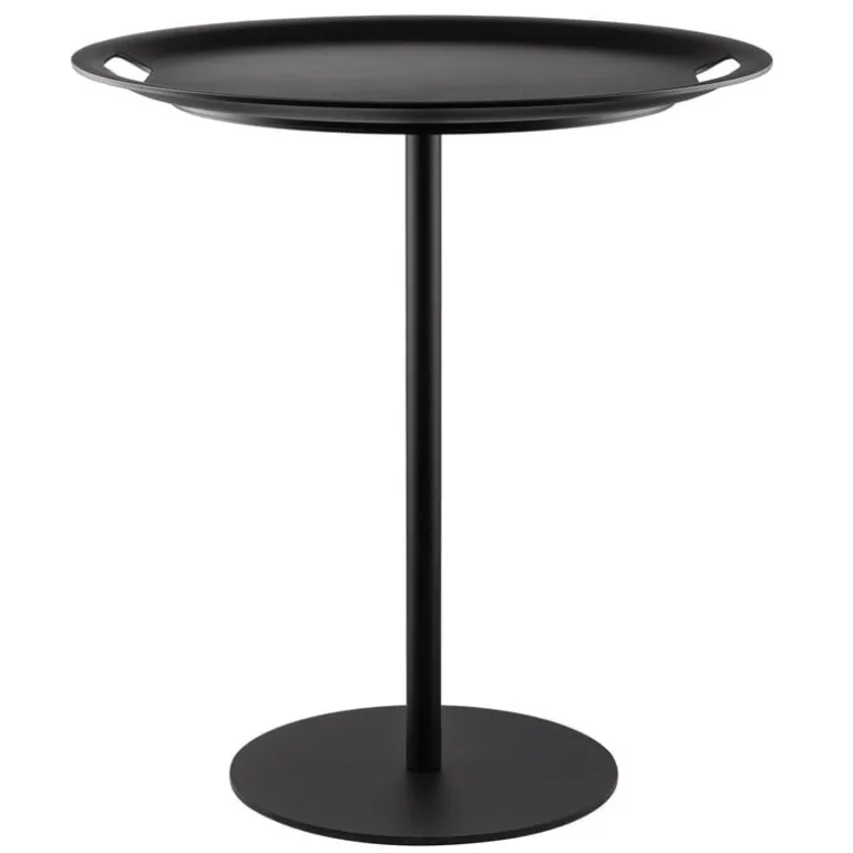 Alessi Op-la tray table, black