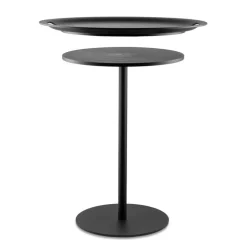 Alessi Op-la tray table, black