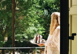 Alessi Pulcina induction espresso coffee maker, 6 cups, aluminium - red