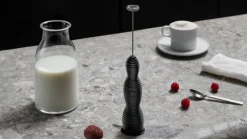 Alessi Pulcina milk frother, black