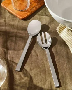Alessi Santiago salad set, stainless steel