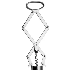 Alessi Socrates corkscrew, mirror polished stainless steel