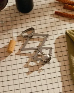 Alessi Socrates corkscrew, mirror polished stainless steel