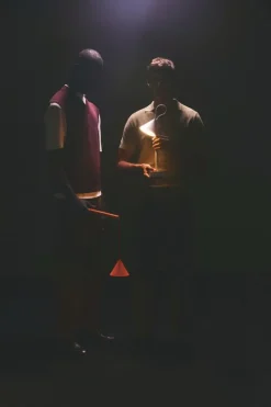 Alessi Tsumiki portable table lamp, white