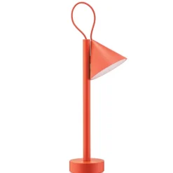 Alessi Tsumiki portable table lamp, red orange