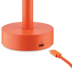 Alessi Tsumiki portable table lamp, red orange