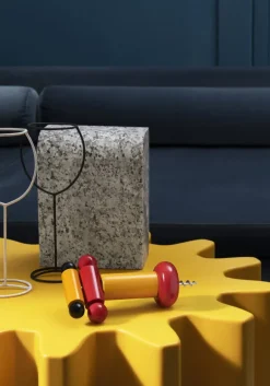 Alessi Twergi ES17 corkscrew, yellow - red - black