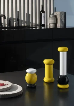 Alessi Twergi ES18 grinder, yellow - white - black