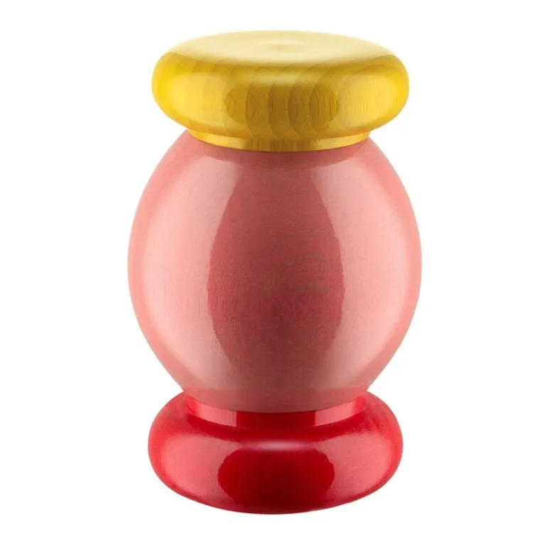 Alessi Twergi ES18 grinder, pink - yellow - red