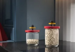 Alessi Twergi ES16 jar, 75 cl, red