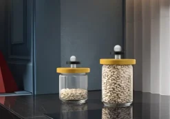 Alessi Twergi ES16 jar, 75 cl, yellow