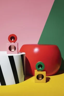 Alessi Twergi ES20 nutcracker, pink - red