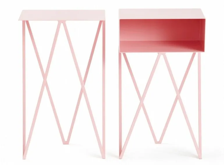 &New Robot Mini side table, pink