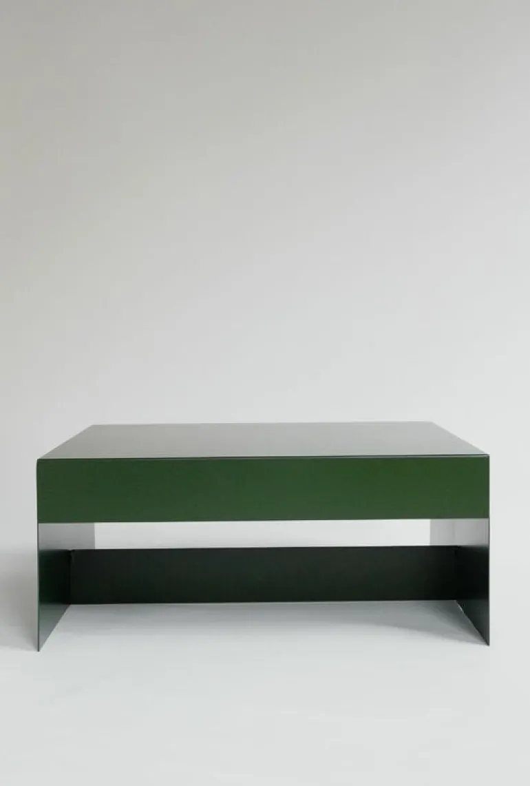&New Single Form coffee table, deep green