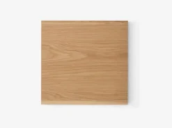 &Tradition Alima NDS1 trolley, matt black - lacquered oak