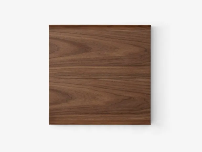 &Tradition Alima NDS1 trolley, chrome - lacquered walnut