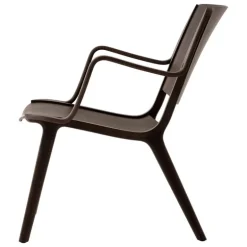 &Tradition AX HM11 lounge chair with armrest, dark stained oak