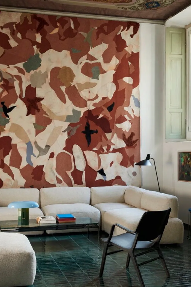 &Tradition AX HM11 lounge chair with armrest, dark stained oak