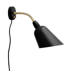 &Tradition Bellevue AJ9 wall lamp, black - brass