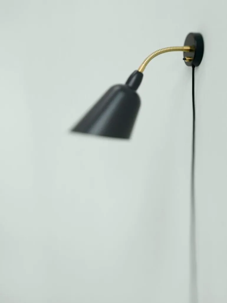 &Tradition Bellevue AJ9 wall lamp, black - brass