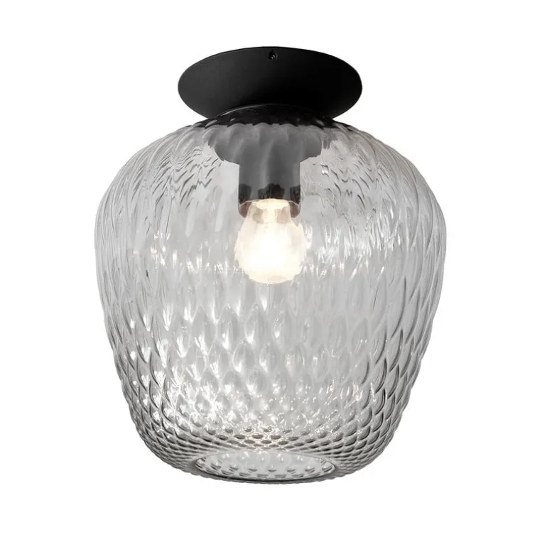 &Tradition Blown SW5 ceiling lamp, silver