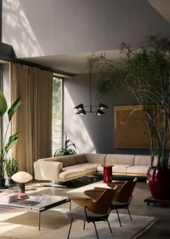 &Tradition Bonnet SC92 chandelier, bronzed - black