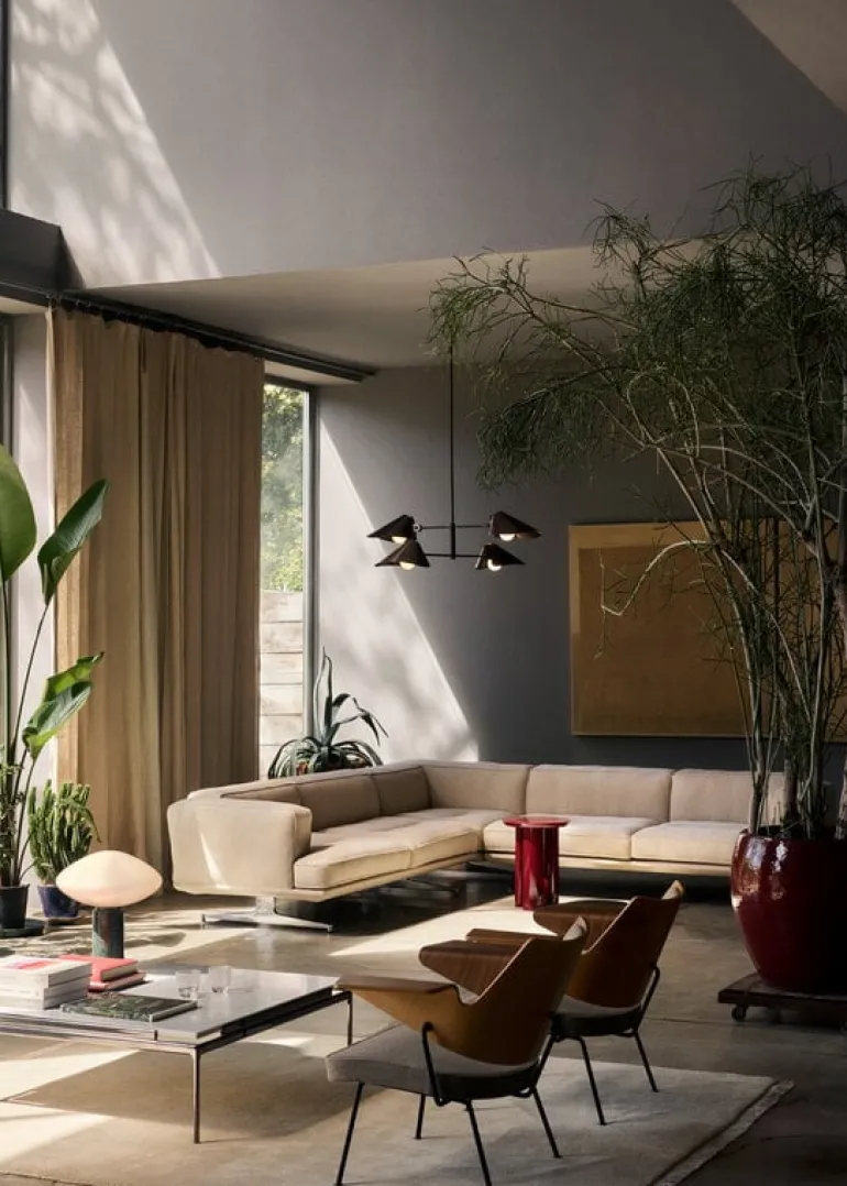 &Tradition Bonnet SC92 chandelier, bronzed - black