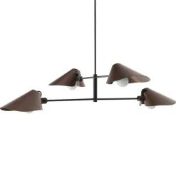 &Tradition Bonnet SC93 chandelier, bronzed - black