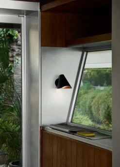 &Tradition Bonnet SC103 wall lamp, bronzed - black