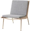 &Tradition Boomerang HM1 lounge chair, Hallingdal 130 - white oiled oak