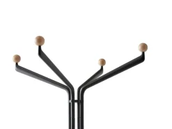 &Tradition Capture SC77 coat stand, graphite - oak