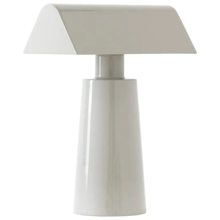 &Tradition Caret MF1 portable table lamp, silk grey