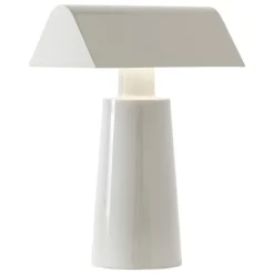 &Tradition Caret MF1 portable table lamp, silk grey