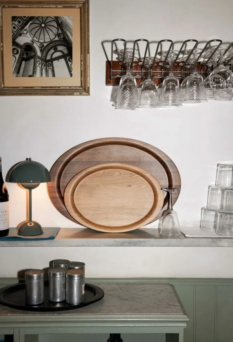 &Tradition Collect SC64 tray, 28 cm, black stained oak