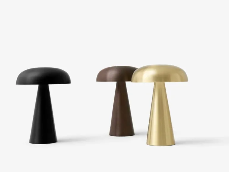 &Tradition Como SC53 portable table lamp, bronzed brass