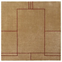 &Tradition Cruise AP11 rug, 240 x 240 cm, Bombay golden brown