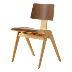 &Tradition Daystak RD1 side chair, beech - walnut