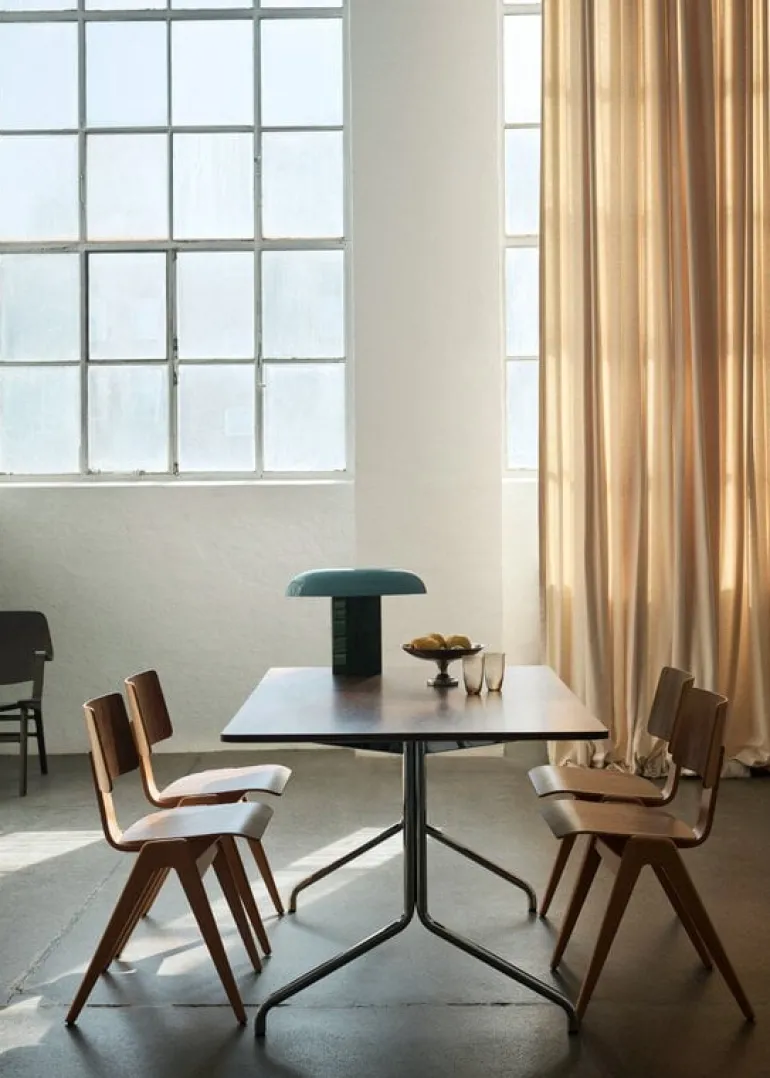 &Tradition Daystak RD1 side chair, beech - walnut