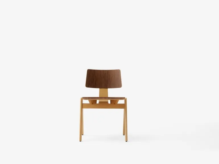 &Tradition Daystak RD1 side chair, beech - walnut