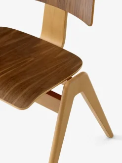 &Tradition Daystak RD1 side chair, beech - walnut