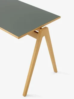 &Tradition Daystak RD2 table, honey stained beech - Fenix Verde Comodoro