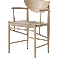 &Tradition Drawn HM4 chair, white oiled oak