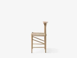&Tradition Drawn HM3 chair, white oiled oak