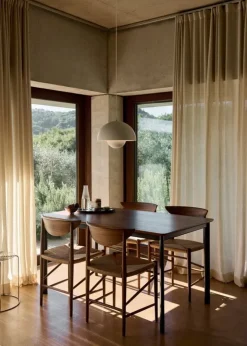 &Tradition Drawn HM3 chair, oiled walnut