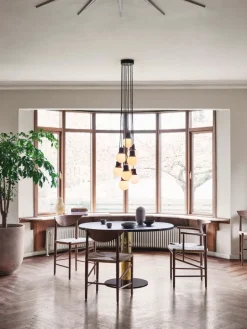 &Tradition Drawn HM3 chair, oiled walnut