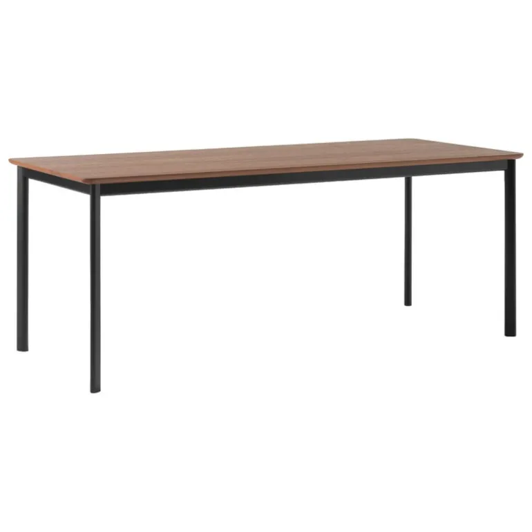 &Tradition Drip HW116 dining table, 193 x 83 cm, lacquered walnut - black